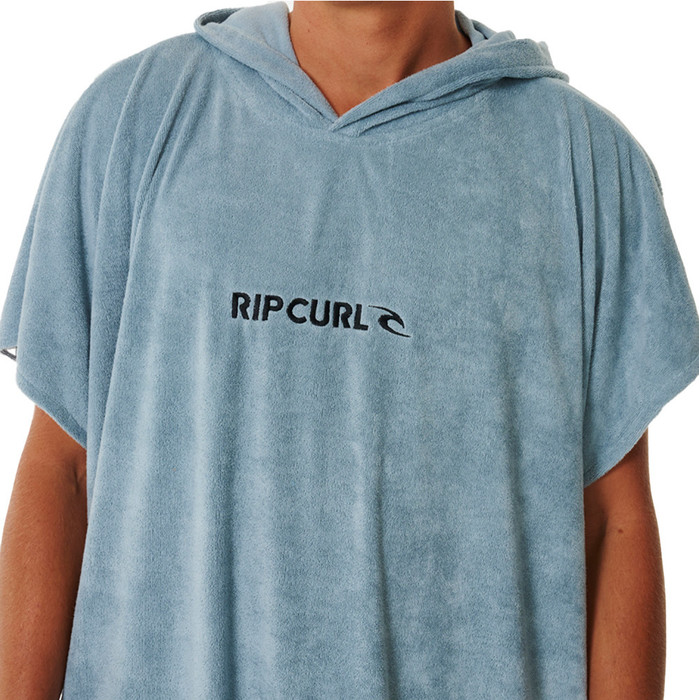2023 Rip Curl Mens Brand Kapuzenhandtuch ändern Robe / Poncho 00ZMTO - Dusty Blue